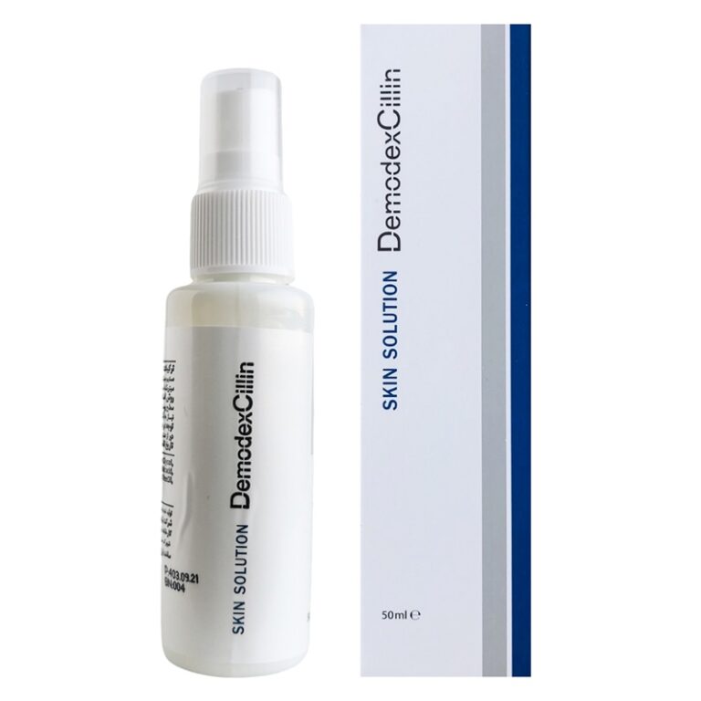 محلول پوست دمودکسیلین حجم ۵۰ میلی‌لیتر با خواص پاکسازی و ضد التهاب پوست