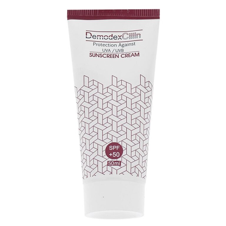 کرم ضد آفتاب دمودکسیلین رنگ رز بژ مدیوم ۵۰ میل – محافظتی کامل با پوششی طبیعی و زیبا