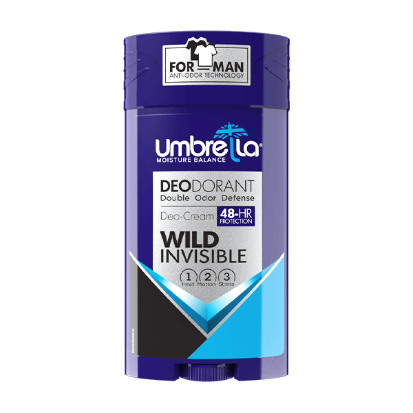 مام استیک مردانه آمبرلا مدل Wild حجم ۹۰ میل مام استیک مردانه آمبرلا Wild حجم ۹۰ میل، طراحی مشکی و سبز، مناسب آقایان فعال