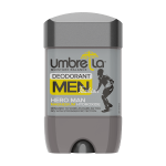 رول خوشبوکننده بدن آمبرلا مدل هیرو مخصوص آقایان با بسته‌بندی مشکی و طراحی مردانه